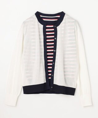 ANY ツインニットセット（ノースリーブニット＋カーディガン） エクリュ