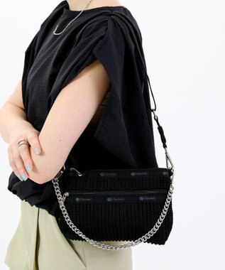 LeSportsac CHAIN CROCHET CLUTCH/ブラッククロシェ ブラッククロシェ