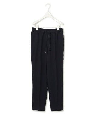 ICB 【洗える】ライトダブルクロス ドロストパンツ ネイビー系