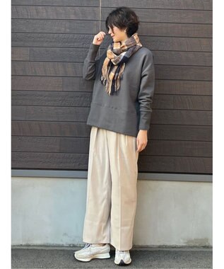 Green Parks Ｂｒｕｓｈｅｄ　センターシーム裏起毛プルオーバー Gray