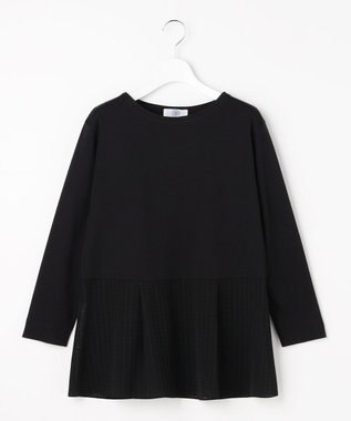 J.PRESS LADIES L 【WEB限定カラーあり】レイヤードフレア カットソー 【WEB限定カラー】ブラック系