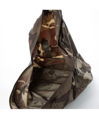UNBILLION cachecache パッカブルナイロンボストンバッグ カモ