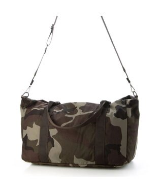 UNBILLION cachecache パッカブルナイロンボストンバッグ カモ