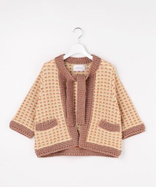 自由区 【カトリエムブーケ】Lame tweed ボウタイディテールジャケット