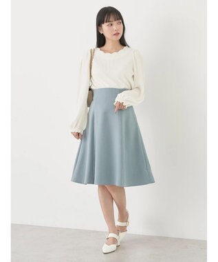 earth music&ecology すきな丈フレアスカート Mint