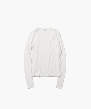 ATON TENCEL SILK CIRCULER RIB | クルー＆タンクレイヤード