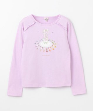 組曲 KIDS 【150-160㎝】プリマパレット Tシャツ ラベンダー系