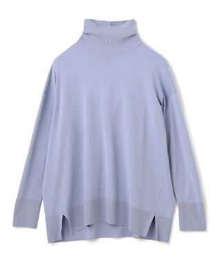 UNFILO マイビューティーニット タートルネック [NEW]スモーキーブルー