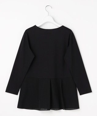 J.PRESS LADIES L 【WEB限定カラーあり】レイヤードフレア カットソー 【WEB限定カラー】ブラック系