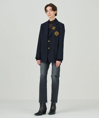 GRACE CONTINENTAL ブレザージャケット ネイビー