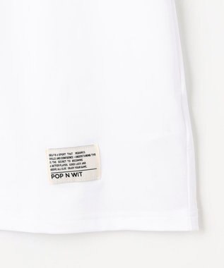 PW CIRCULUS 【吸水速乾 / UV遮蔽率99% UVカット / ストレッチ】【MEN】アニマルグラフィックモックT ゴルフ ホワイト系