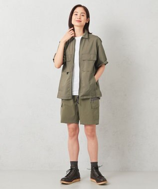 JOSEPH ABBOUD MOUNTAIN 【UNISEX】撥水/9ポケット 2WAYストレッチ クライミングショーツ カーキ系