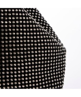 UNBILLION カシュカシュ cachecache / リングハンドル巾着パーティバッグ ブラック