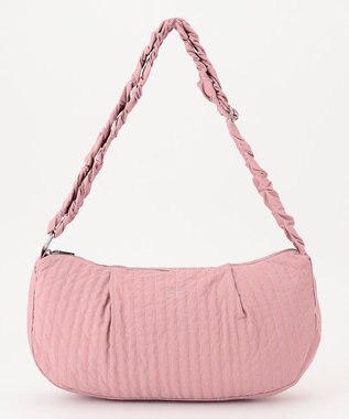 Y'SACCS 【Y’SACCS vous et】ギャザーショルダーヌビバッグ ダークピンク