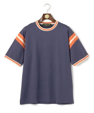 J.PRESS MEN 【WEB・一部店舗限定】IVY Ringer T-shirt ネイビー系