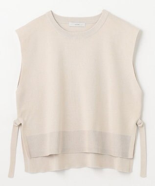 ANY 【洗濯機可】オーガニックコットンベスト グレージュ