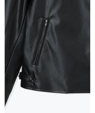 Te chichi レザーダブルライダースジャケット ブラック