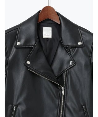 Te chichi レザーダブルライダースジャケット ブラック