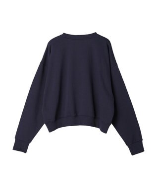 Green Parks Villains／パッチワーク裏毛プルオーバー Navy