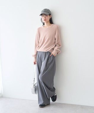 earth music&ecology ミニシャギープルオーバー Light Pink