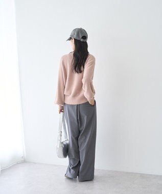 earth music&ecology ミニシャギープルオーバー Light Gray