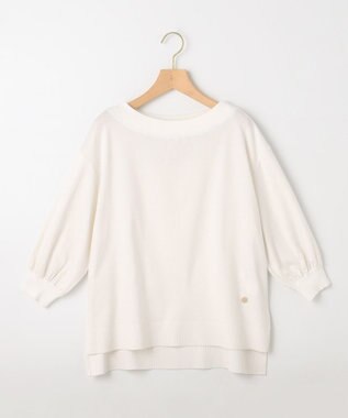 組曲 S 【WEB限定】セーターマシーン リラクシーニットTシャツ アイボリー系