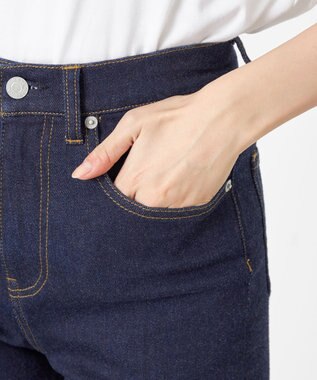 NAVE 【ReNAVE　洗える】ストレッチデニム ネイビー系
