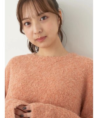 earth music&ecology ブークレプルオーバー Orange