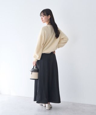 earth music&ecology ミニシャギープルオーバー Ivory