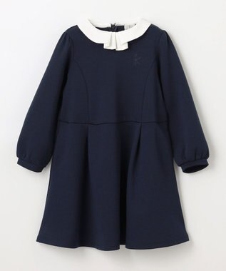 組曲 KIDS 【110-140㎝】おでかけ ワンピース ネイビー系