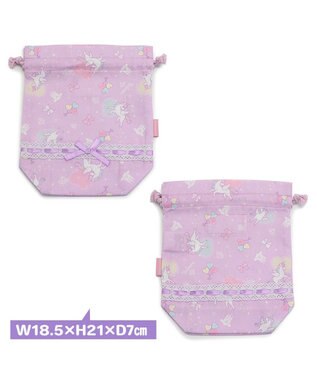 Mother garden マザーガーデン ユニコーン コップ 巾着袋 《ハピネス柄》 -