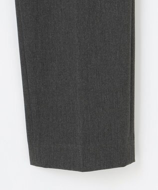 J.PRESS LADIES 【洗える】アルガンシルク テーパード パンツ グレー系