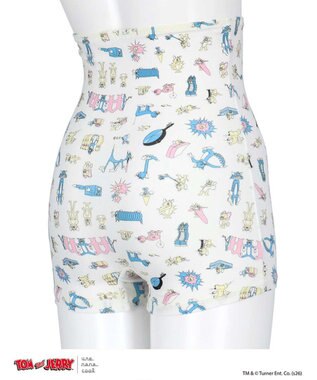 une nana cool トムとジェリー × une nana cool ハラマキ付きショーツ アイボリー