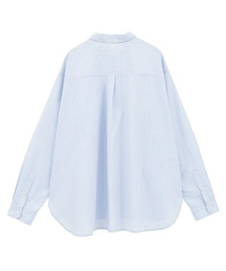 AMERICAN HOLIC イージーケアベーシックシャツ Stripe Sax