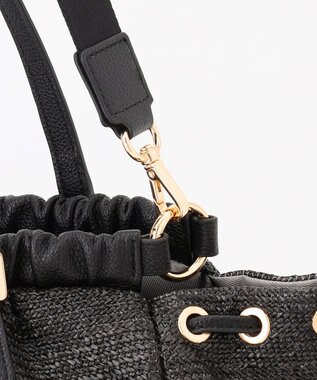 LA BAGAGERIE シャーリング2WAYサマーバッグ ブラック