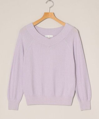 ONWARD Reuse Park 【組曲】ニット春夏 パープル