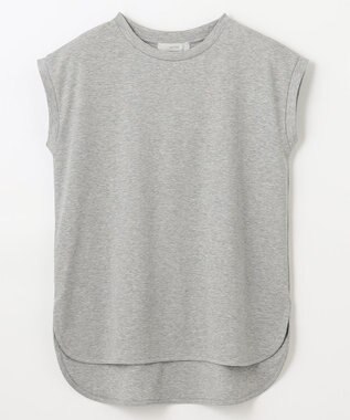 ANY 【汗ジミ防止加工】シルケットスムースノースリーブプルオーバー トップグレー