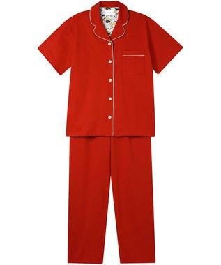 une nana cool 【綿混】両染ジャージ半袖パジャマ MADE WITH LIBERTY FABRIC RE