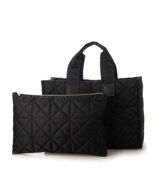 UNBILLION カシュカシュ cachecache / ボックスパテッドキルト2wayトート ブラック