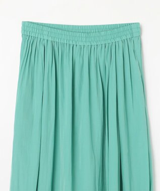 ANY 【ウエストゴム】ラップギャザースカーチョ グリーン