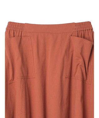 Green Parks ■ＥＳＣＡＲ　サイドポケットギャザースカート Orange