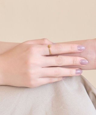 Phoebe 【金属アレルギー対応】ワンドロップメタルチェーンリング