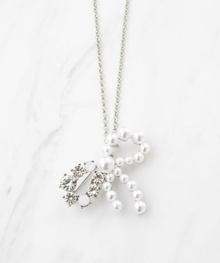 TOCCA RIBBON BROOCH NECKLACE ブローチネックレス シルバー系