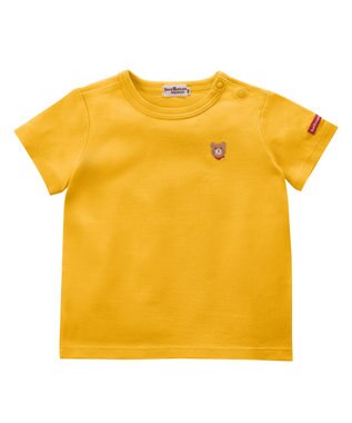 MIKI HOUSE HOT BISCUITS ワンポイント半袖Tシャツ＆ローカットソックスギフトセット【BOX付き】 黄