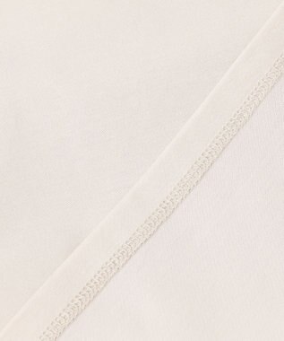 J.PRESS LADIES L プレーティングジャージー タックスリーブ カットソー グレージュ系