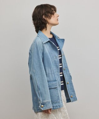 GRACE CONTINENTAL カバーオールジャケット サックス