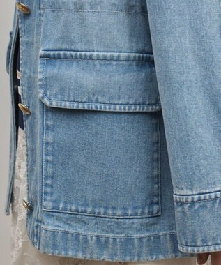 GRACE CONTINENTAL カバーオールジャケット サックス