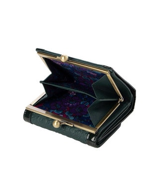 ANNA SUI セルパン 二つ折り口金財布 グリーン