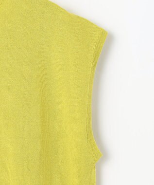 ANY 【2SET】ニットツインセット（ノースリーブニット＋カーディガン） アップルグリーン