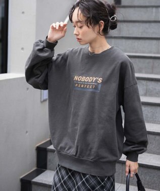 WEGO ヴィンテージライクピグメントスウェット 柄1